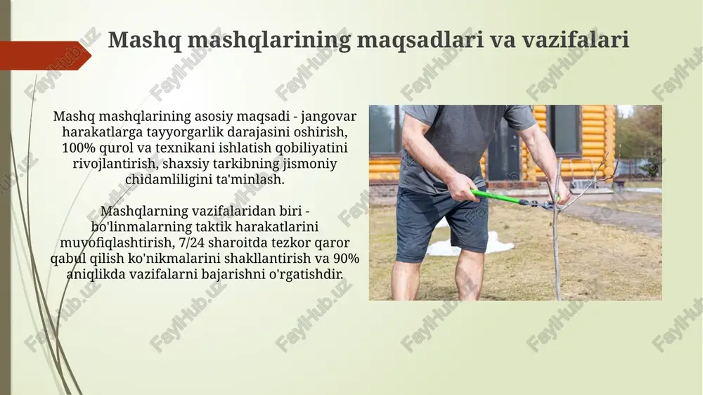 saf mashqlarning umumiy qoidalari saf mashqlari saf usullari - Page 4