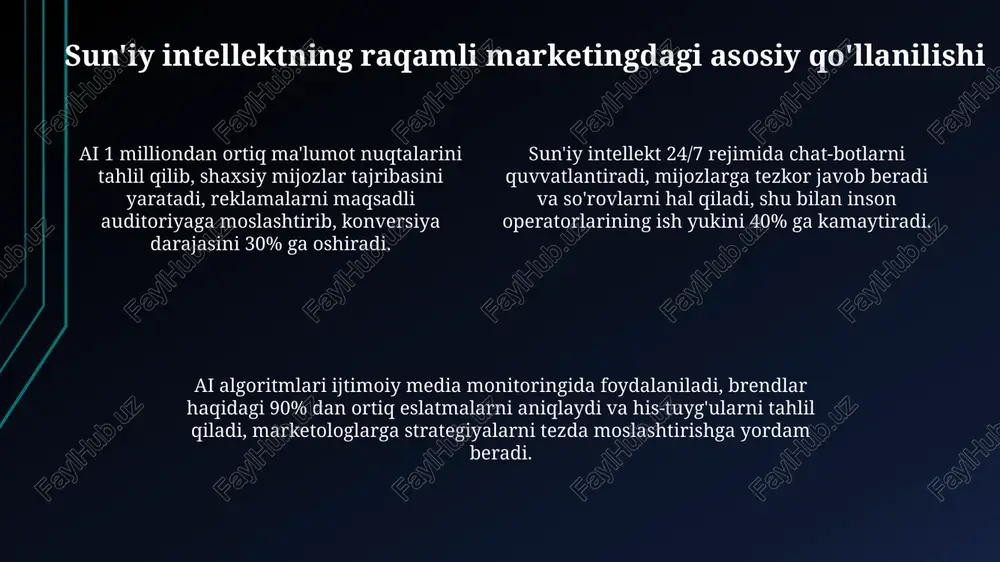 sun'iy intellektning digital marketingdagi o'rni - Page 4