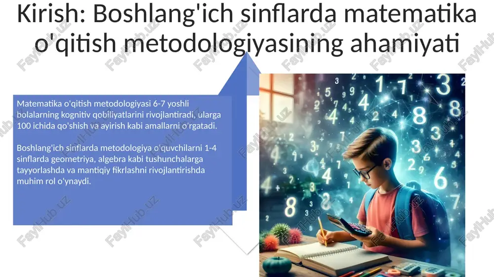boshlang’ich sinflarda matematika o’qitish metodikasi - Page 4