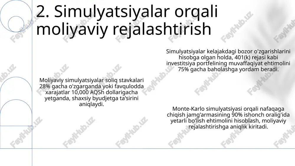 simulyatsiyaga kirish va shaxsiy mablag' - Page 4