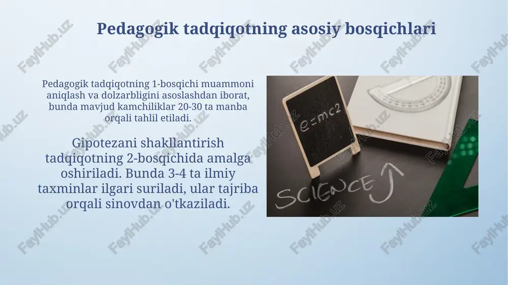 pedagogika fanining ilmiy-tadqiqot metodlari - Page 4