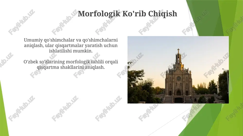 mavjud qisqartmalar amalga oshirish usullari - Page 4