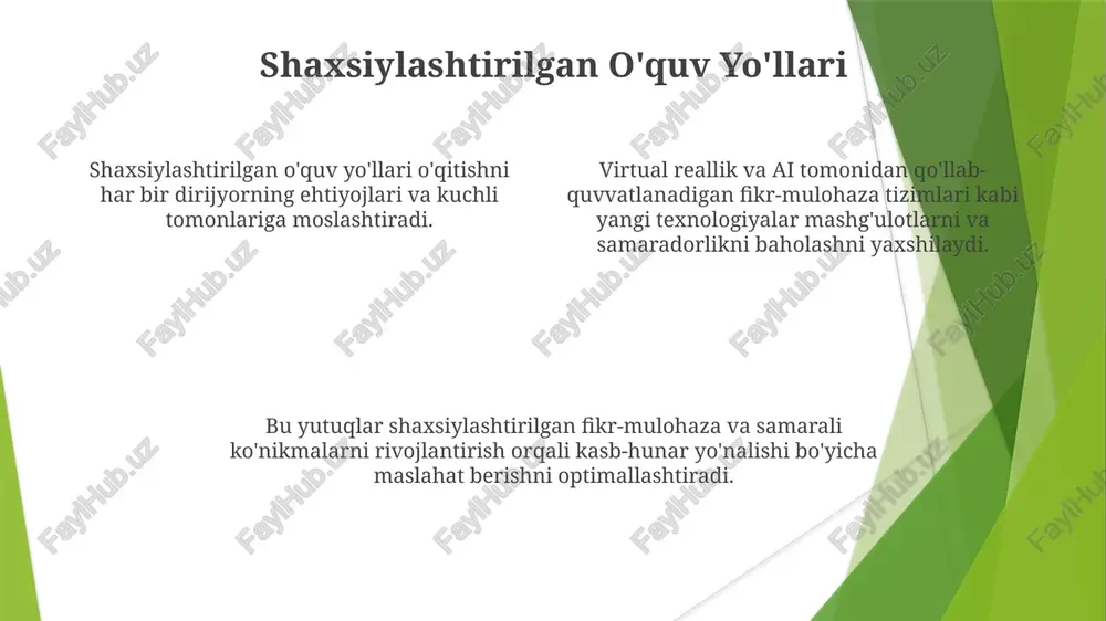 sinf rahbarining kasb hunarga yo‘naltirish ishlarining yangi pedagogik texnalogiyalari - Page 4