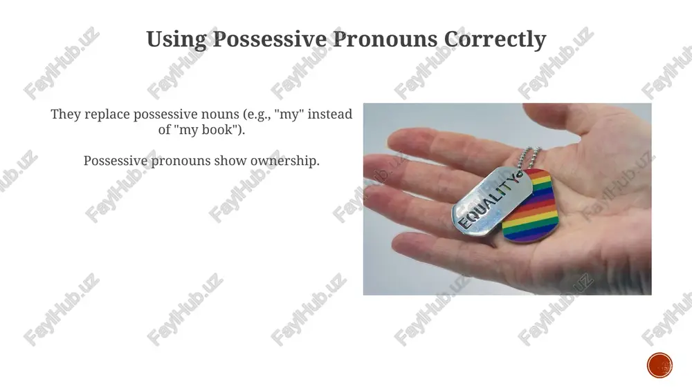 using possessive pronouns correctly - Page 4