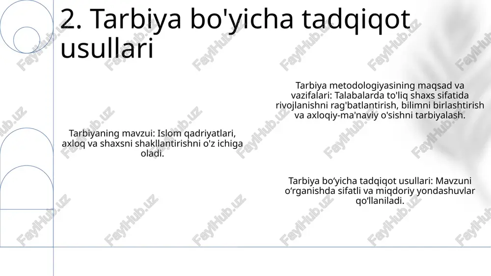 tarbiya fanini o'qitish metodikasi - Page 4