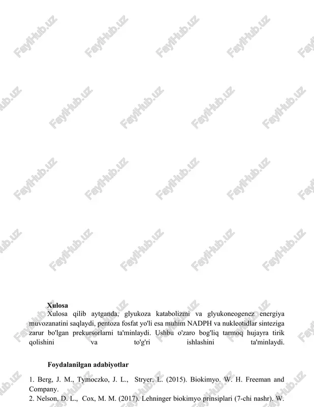 glukoza katabolizmi va glyukoneogenez - Page 4