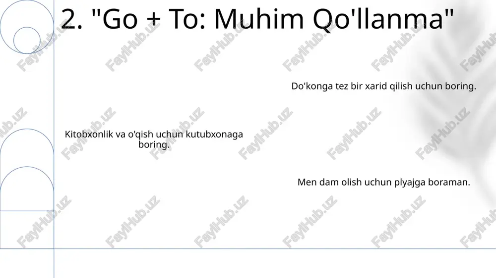 constructions with go + to, for a,...ing - Page 4