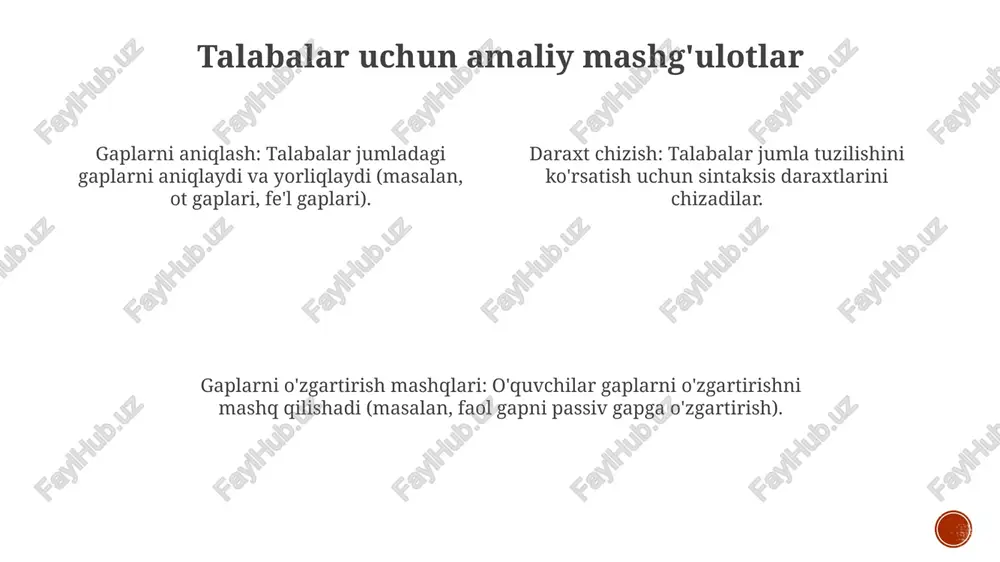 so'z birikmasi sintaksisini o'qitish usullari - Page 4