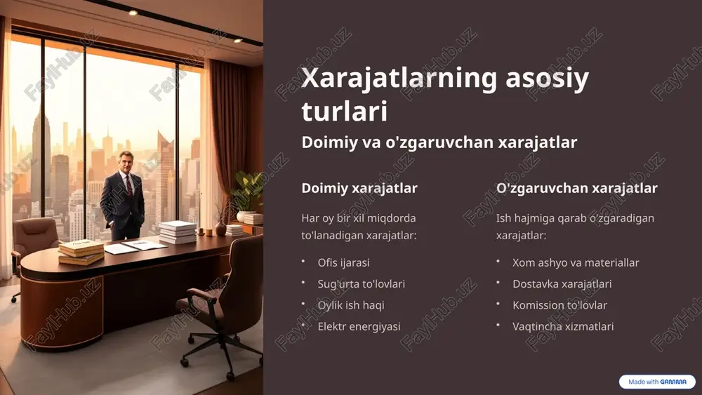 xarajatlar tahlili va turlari - Page 4