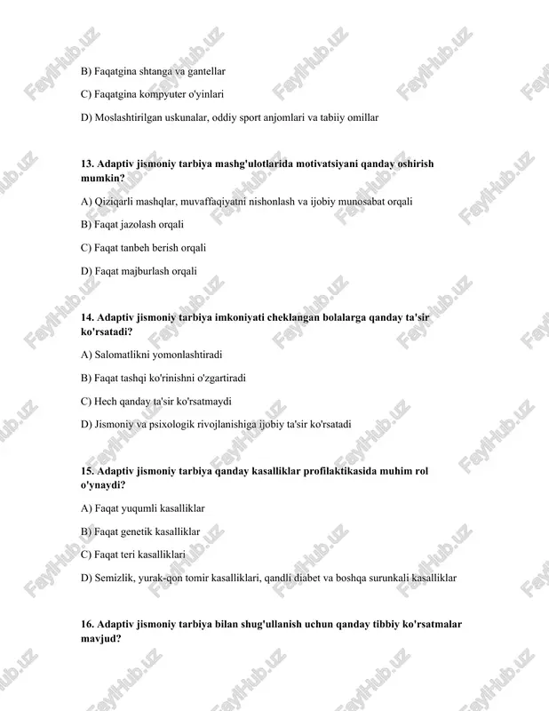 rlarni ishlab chiqish va inklyuziv yondashuv c) ilmiy tadqiqotlarni e'tiborsiz qoldirish d) texnologiyalardan foydalanishni cheklash javoblar: № javoblar 1 a 2 c 3 c 4 d 5 d 6 d 7 d 8 a 9 a 10 d 11 b 12 d 13 a 14 d 15 d 16 b 17 d 18 d 19 b 20 b 21 d 22 d 23 c 24 d 25 b /docprops/thumbnail.jpeg