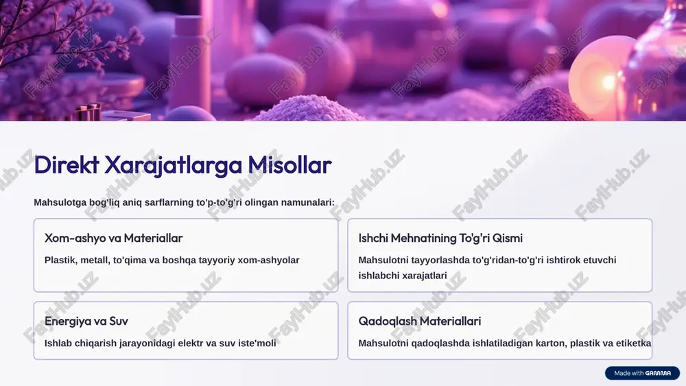 direkt va indirekt xarajatlar - Page 4