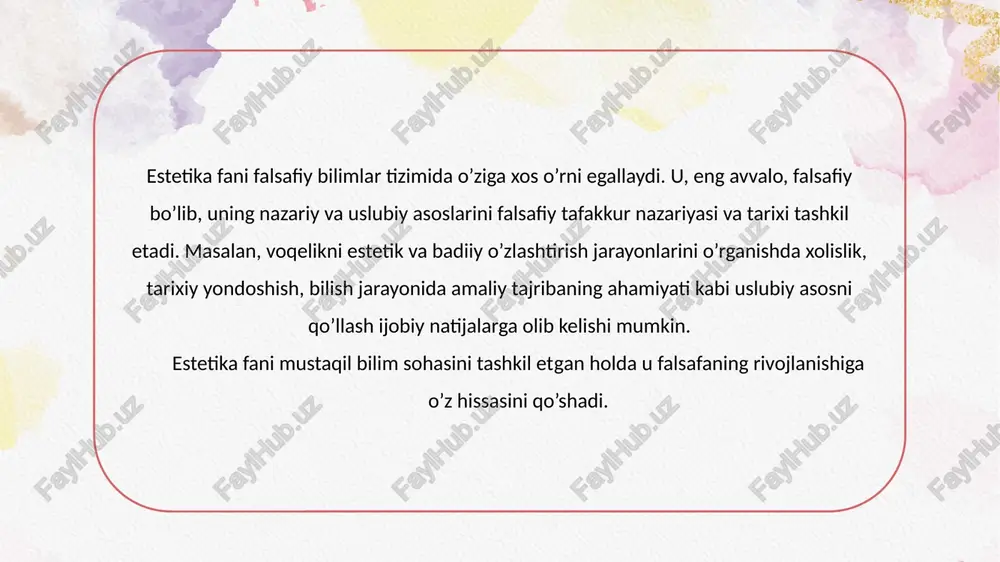 okl (eramizdan avvalgi 497-406-yillar), isxil (eramizdan avvalgi 525-456-yillar tragediyalarida, aflotunning “dialoglar"ida, arestotelning «poyetika», «ritorika» asarlarida insoniy go`zallik, hayot nafosati, ulug’vorlik, oliyjanoblik ulug’langan. suqrot (miloddan avvalgi 469-399-yillar). u jahon falsafasida birinchi bo`lib antropologik yondoshuvga asos solgan mutafakkir, ungacha falsafaga faqat kosmologik yondoshuv hukmron edi.san’at, suqrotning fikriga ko`ra, taqlid orqali hayotni in’ikos ettirishdir. lekin bunday taqlid aslo nusxa ko`chirish emas. haykaltarosh pirrasiy bilan suhbati mutafakkir, san’atkor insonni, voqelikni umumlashtirish orqali qaytadan jonlantiradi. aflotunning fikriga ko`ra, asl go`zallik his etilguvchi narsalar dunyosida bo`lmaydi, u g’oyalar olamiga taalluqli. davlat asarida faylasuf suqrot va glaukon suhbati asnosida g’or haqidagi mashhur masal-afsonani keltirar ekan, bizga ko`rinib turgan, biz yashayotgan dunyo bor-yo`g’i soyalar o`yini, haqiqiy dunyoni ko`rish uchun esa inson ojizlik qiladi. inson g’or devoriga kishandband qilingan tutqunga o`xshaydi, u faqat haqiqiy borliqning soyasini kuzata oladi xolos, haqiqiy borliq esa ana shu soya ortida ko`rinmay qolaveradi. go`zallik ham haqiqiy borliqqa taalluqli. unga hissiyotlar yordamida yetishish mumkin emas, …