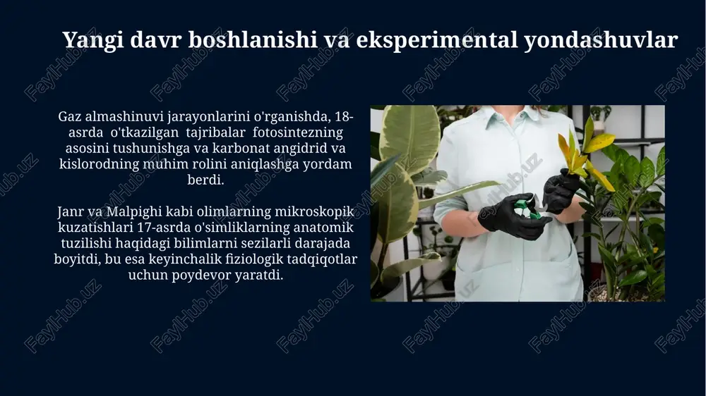 osimliklar fiziologiyasining rivojlanish tarixi - Page 4