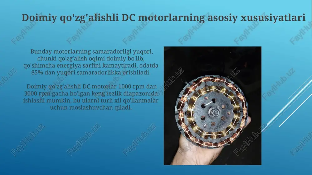 doimiy qo'zg'alishli dc motorlarning texnik xizmati va ta'miri - Page 4