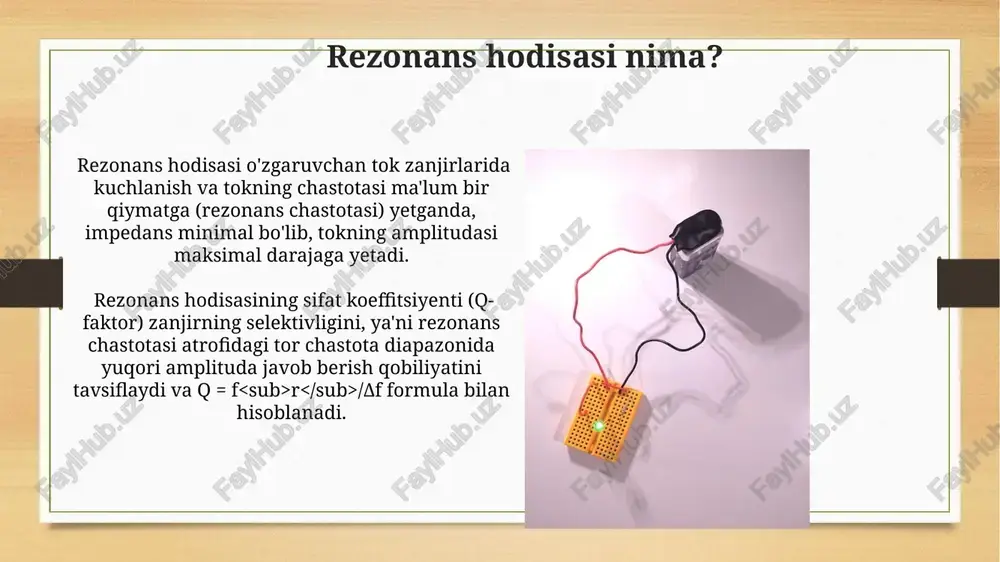 rezonans zanjiridagi rezonans hodisalar - Page 4