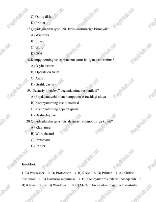 kompyuter qurilmalari va dasturiy taʼminot - Page 4