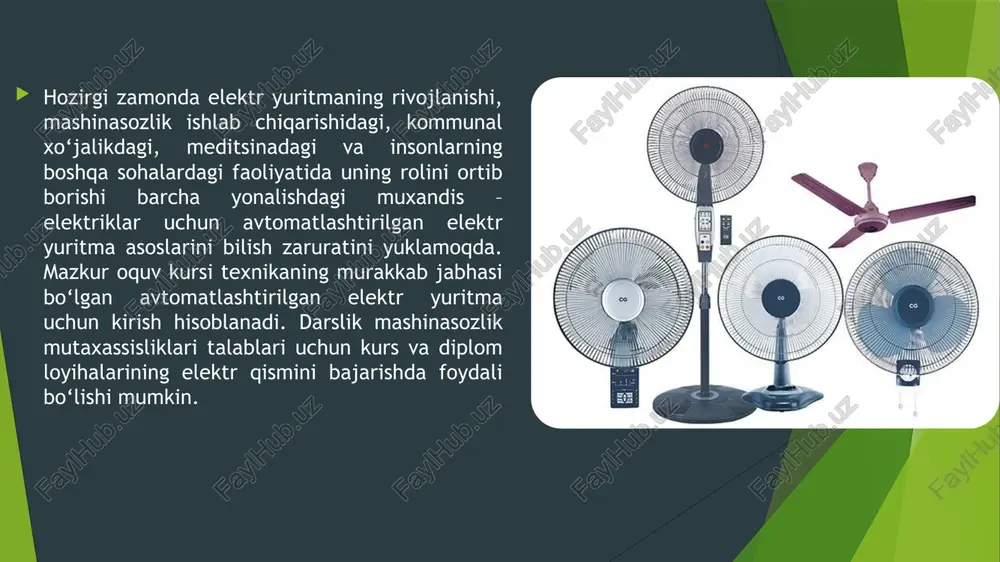 va suvichaydi va axial ventilyatorlar hava toʻgʻri chiziq boʻyicha harakat etadi, sanoatiy ventilyatorlar, undagi ish joyining xavfsiz, sogʻliqli va qulay ekanini taʼminlashda muhim manzil tutadi. sanoat quruvliqlari orqali havaning sifatini yaxshilash rolini o‘ylab ko‘ring. sifatli havo haqida gapirganda toza havo muhimdir. bu, mashinaviy qurilmalardan chiqadigan zaharli dumlar yoki tozalikka ega bo‘lgan hududlarda xususan muhim. ushbu quruvliqlar havani suvij va ishchi uchun tuzilgan, turli xil, xavfsiz muhitda saqlaydi. sanoat quruvliqlarining sinflashtirilishi va ularning ishlash usuli turli turli sanoat quruvliqlari: turli xil turli biznes shuhiplari mavjud va har bir turi alohida tarzda ishlaydi. bir turi sentriful' quruvliq (shuningdek radial quruvliq deb ham ataladi). ushbu quruvliq markazdan havo kiritadi va tomonqa tashlab chiqaradi. ular yuqori bosimli holatlarda, masalan, tozalik to'plash tizimlari va binolar uchun ventilyatsiya quruvliqlari kabi yaxshi ishlaydigan kuchli quruvliqlardir. endi, bizda yana bir ventilyator turi - aksial ventilyatorlar bor. ushbu ventilyatorlar havo to'qirish uchun barchak va motorlardan foydalanadi. bu esa ularning …