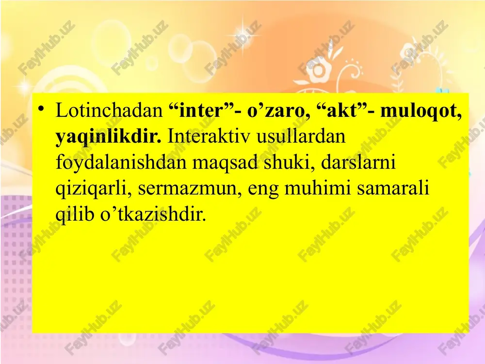 interfaol metodlar va ularning tasnifi - Page 4