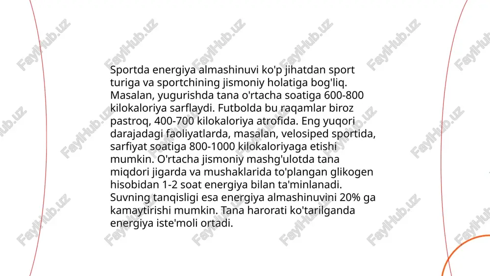 tezlashtiradi. sportda biokimyoviy nazorat solmirzayev javohir e'tiboringiz uchun raxmat! image1.png image2.png image3.png image4.jpg image5.png image6.jpg image7.jpg /docprops/thumbnail.jpeg