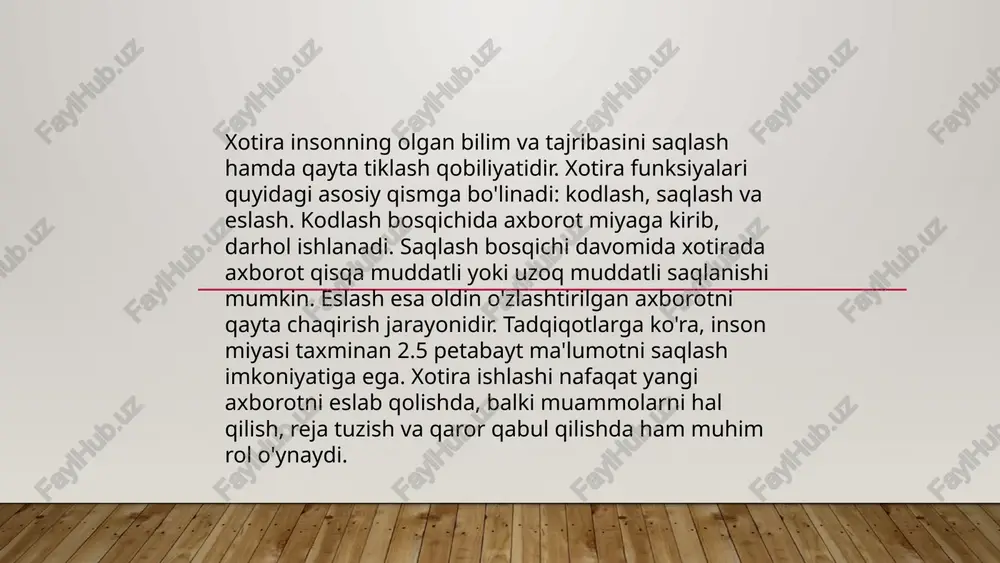 xotira haqida umumiy tushuncha - Page 4