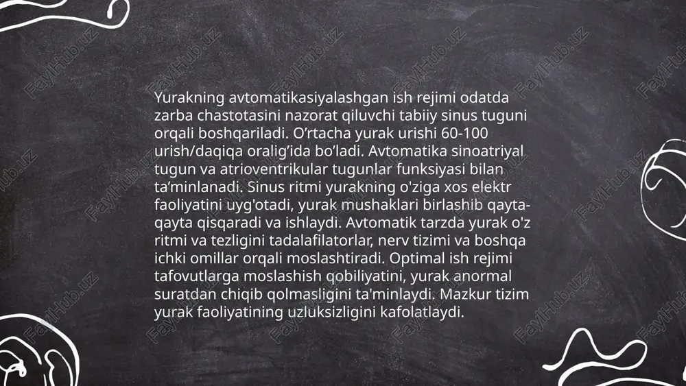 yurakning o‘tkazuvchi tizimi. yurak avtomitizmi - Page 4