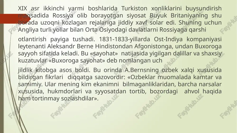 igiga qarshi bevosita harbiy harakatlar boshlashni taklif qilgan. ana shu taklifga kora, rossiya 1860-yilda qoqon xonligiga qarshi elon qilinmagan urush boshladi. 1864- yilning 2-oktabrida ertalabdan boshlab har ikki tomon ortasida toplardan oqlar uzildi. bu vaqtda eshonquli dodhox madrasasi mullavachchalari, xususan, eshon sharifxoja ofoqxoja ogli, eshon xojixon malikxoji yuzboshi ogli said ahrorxoja sotiboldixoja ogli, pichoqchi usta sodiq hazar, oratepalik xidirnazar zargarning ukasi va boshqa ziyoli vakillari «gazotni va bu sharafli urushni quron, tafsir va hadislardan olingan sozlar bilan isbotlab, hammani gazotga va urushga chorladi. ularning ozlari ham qoqon darvozasiga borib, topchilarga qoshilib oq joylashda va otishda qatnashdilar». toshkent devori toplardan oqqa tutilgandan keyin podpolkovnik obux 2 rota askari va 4 topi bilan hujumga otib, devorning bir qismini teshishga erishdi. shundan keyin rus askarlari podpolkovniklar obux va lerx qomondonligida shu joydan shaharga bostirib kirish uchun zovurni kechib otishga harakat qilganlar. muhammad solihning guvohligiga kora, «uruslar oloa chopib zovurga ozlarini otdilar; ularning ikkinchi …