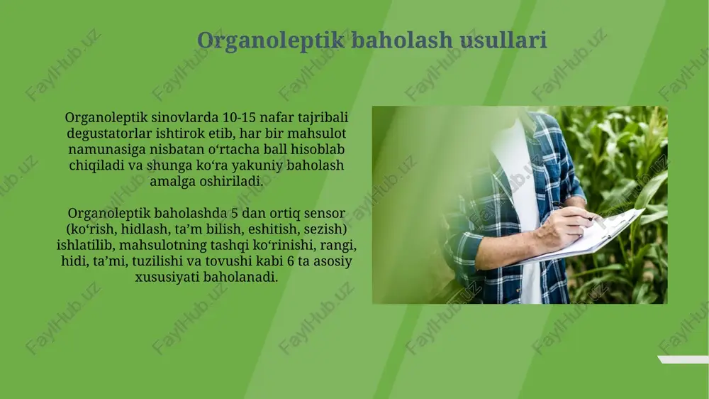 qishloq xo'jaligi mahsulotlarini sifatini baholash usullari - Page 4