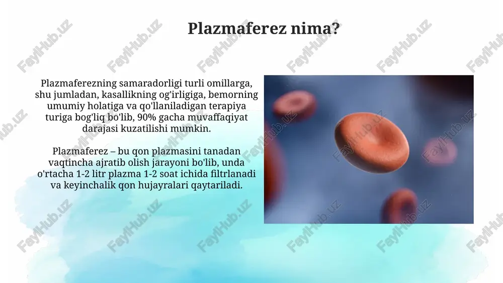 qon kasalliklarda plazmoferez - Page 4