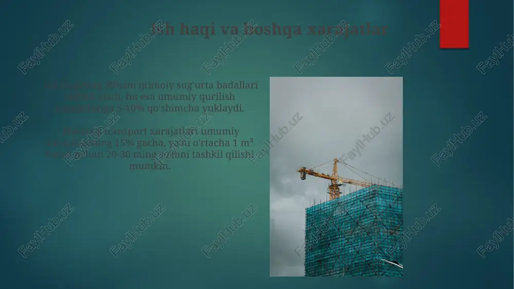 qurilish materiallari, tannarxini hisoblash - Page 4