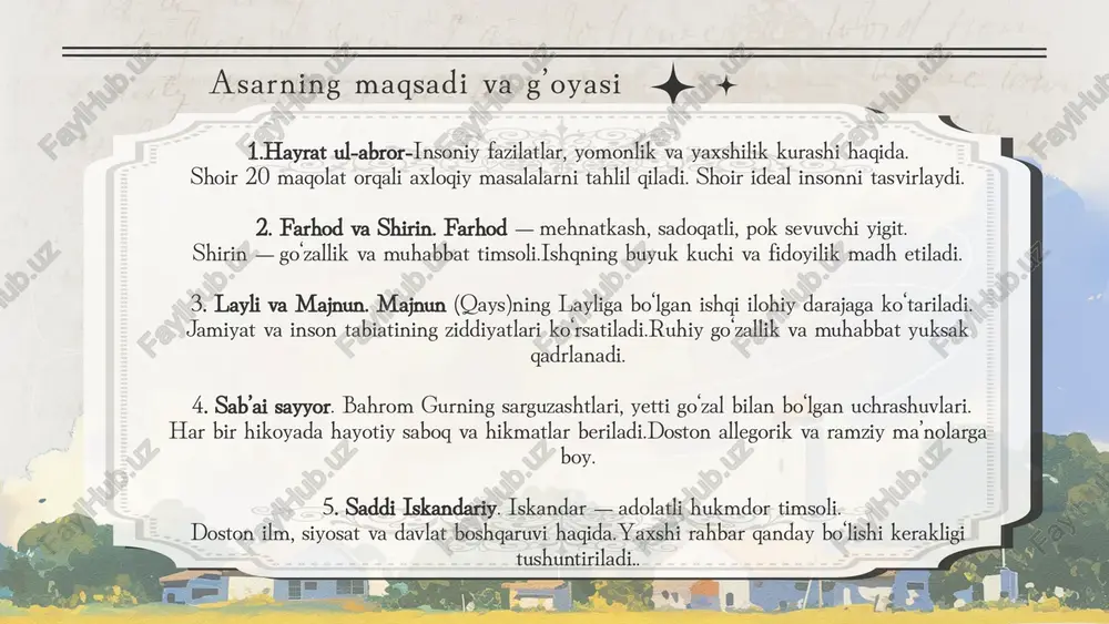 navoiy va "hamsa"/ "xamsa" asari tahlili - Page 4
