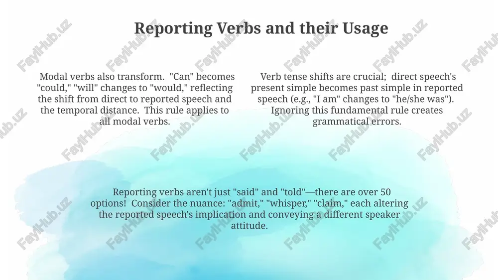 reported speech - Page 4
