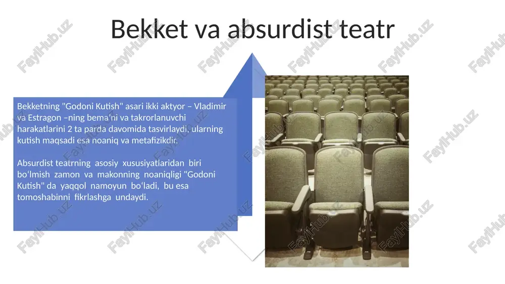 samuel bekket va absurdlilik teatri - Page 4