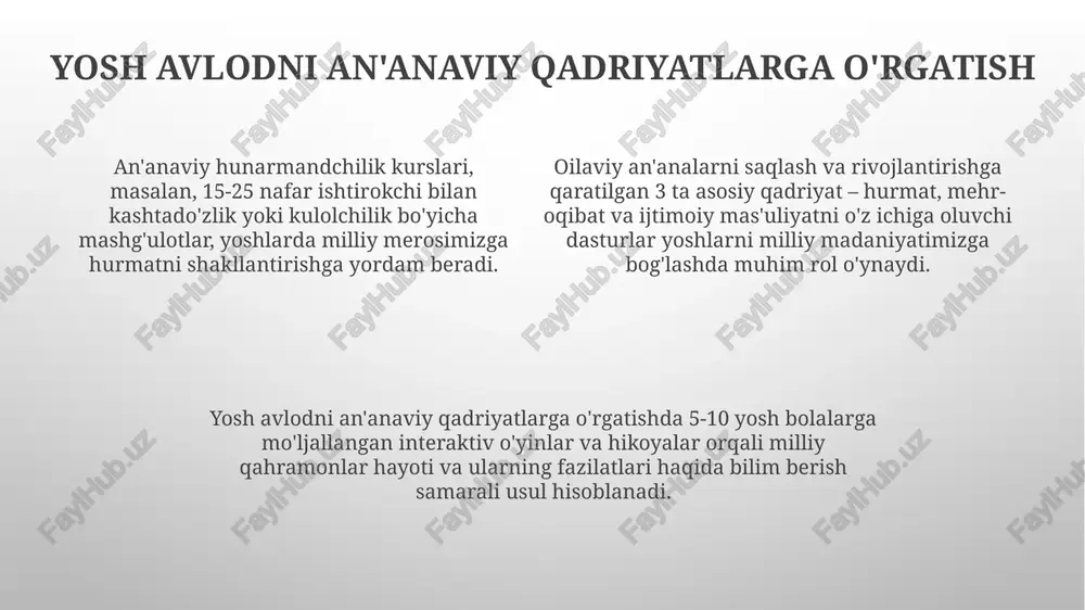 an'anaviy qadriyatni saqlash - Page 4
