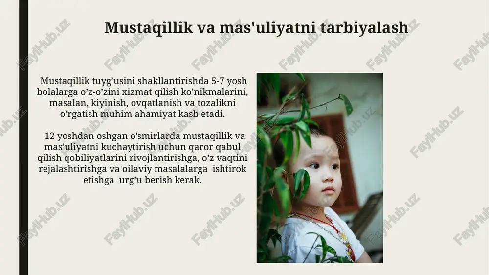 sharq mutafakkirlarining bola tarbiyasi muammosidagi qarashlari - Page 4