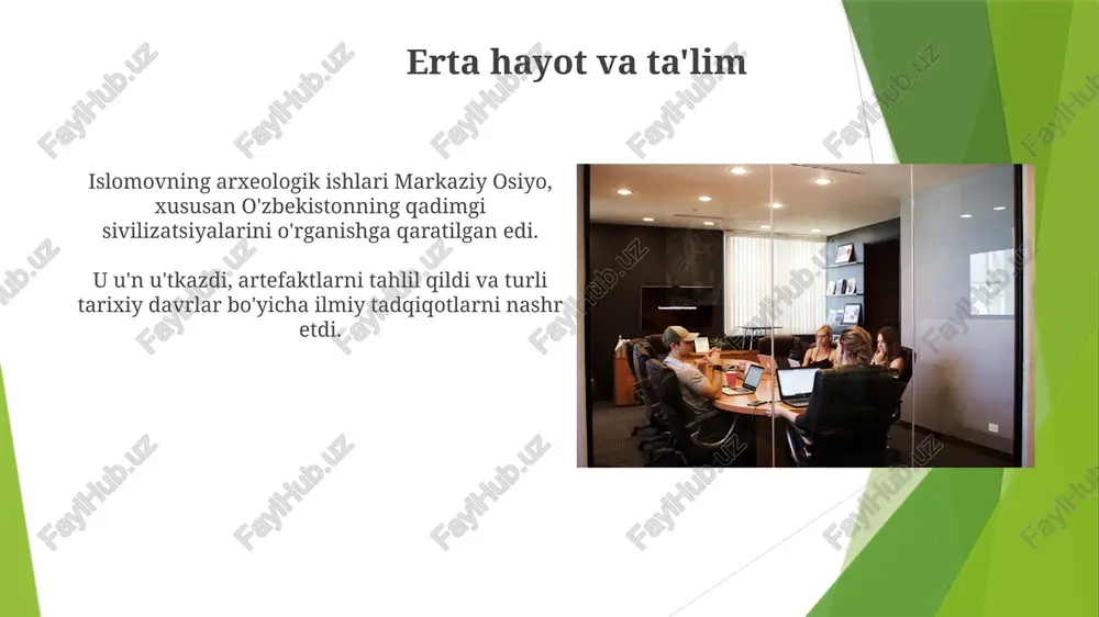 o'tkir islomovning arxeologiya sohasidagi faoliyati - Page 4