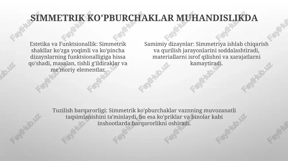 simmetrik koʻphadlarining tatbiqlari - Page 4