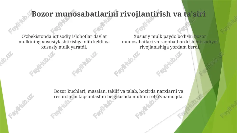 iqtisodiy islohotlar xususiy mulkchilikning shakllanishi - Page 4