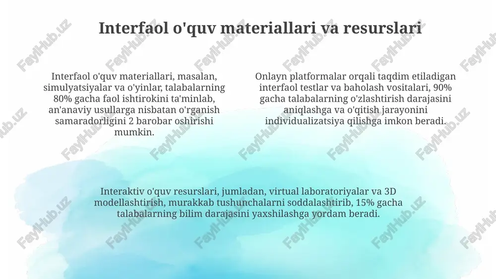 ta'limga tadbiq qilingan axborot texnologiyalari - Page 4