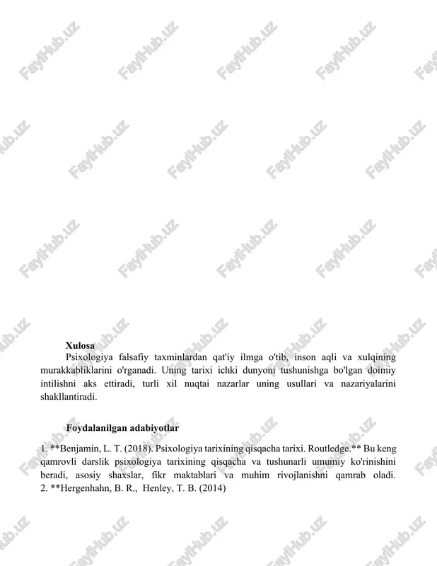 psixologiyani yaralish tarixi - Page 4