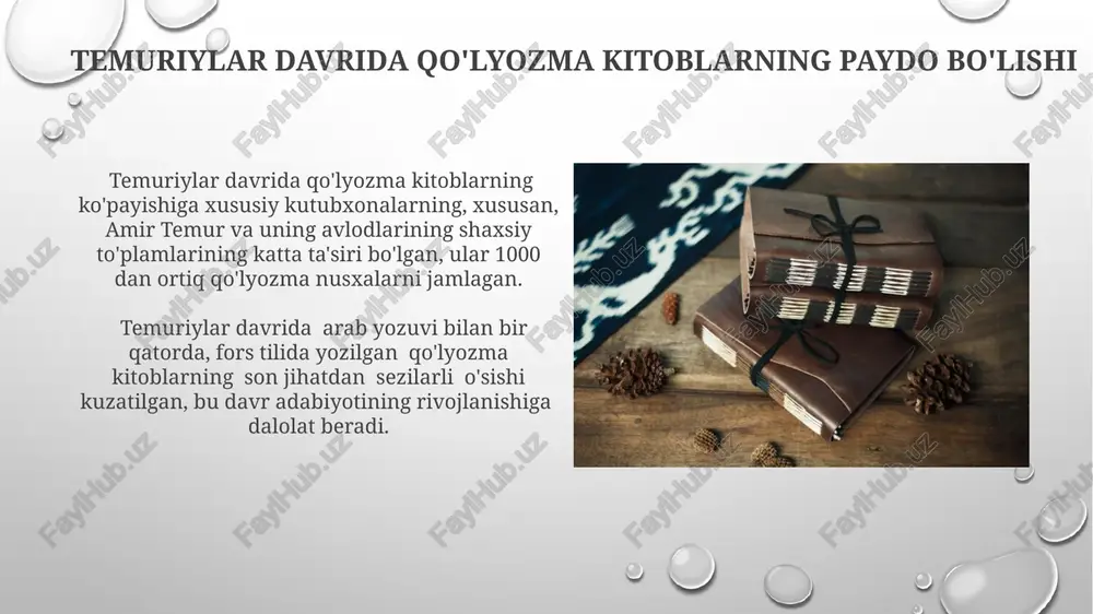 temuriylar davrida qoʻlyozma kitoblari - Page 4