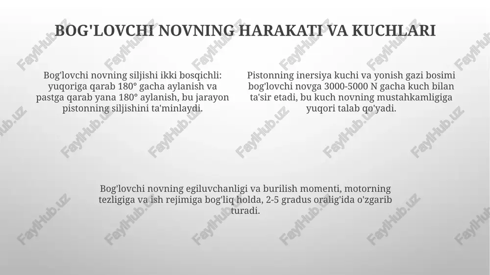 piston va bog'lovchi novda mexanizmi - Page 4