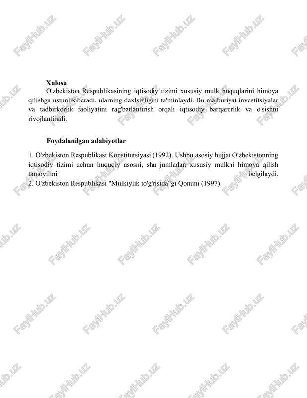 o'zbekiston respublikasining iqtisodiy tizimi - Page 4