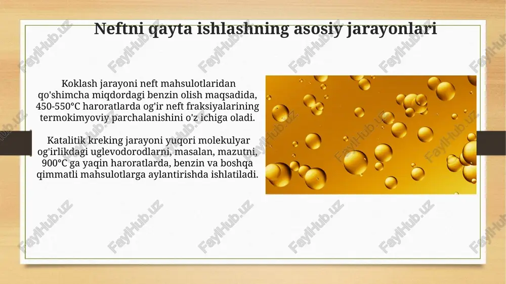 neftni qayta ishlash texnologiyalari - Page 4
