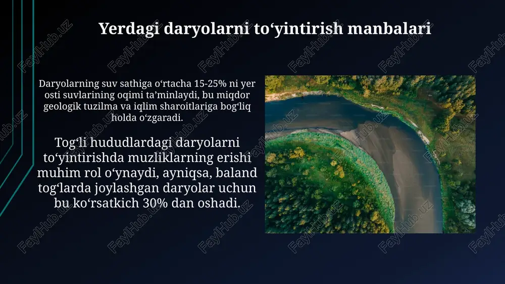 yer shari daryolarini to’yinish manbalari - Page 4