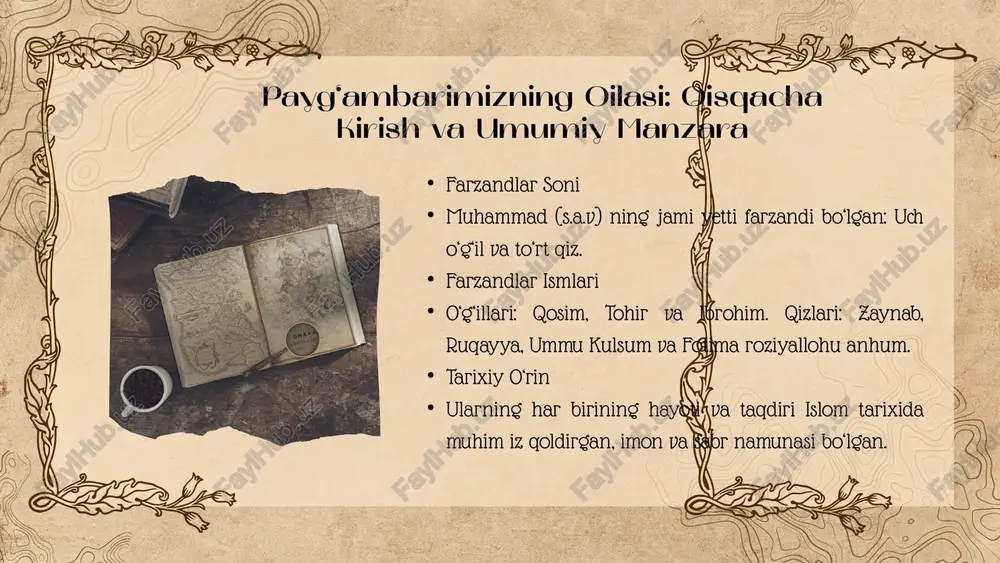 payg‘ambarimiz muhammad (s.a.v) ning farzandlari - Page 4