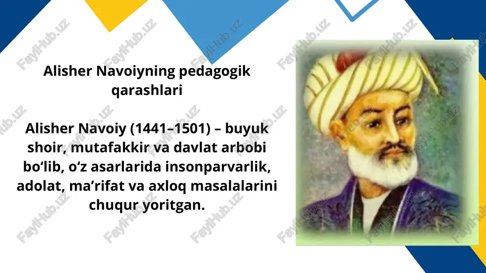 amir temur, mirzo ulug‘bek, alisher navoiyning pedagogik qarashlari - Page 4