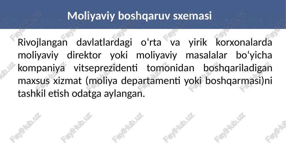 moliyaviy menejmentni tashkil etish mexanizmi va korxonalarda tashkiliy xususiyatlari - Page 4