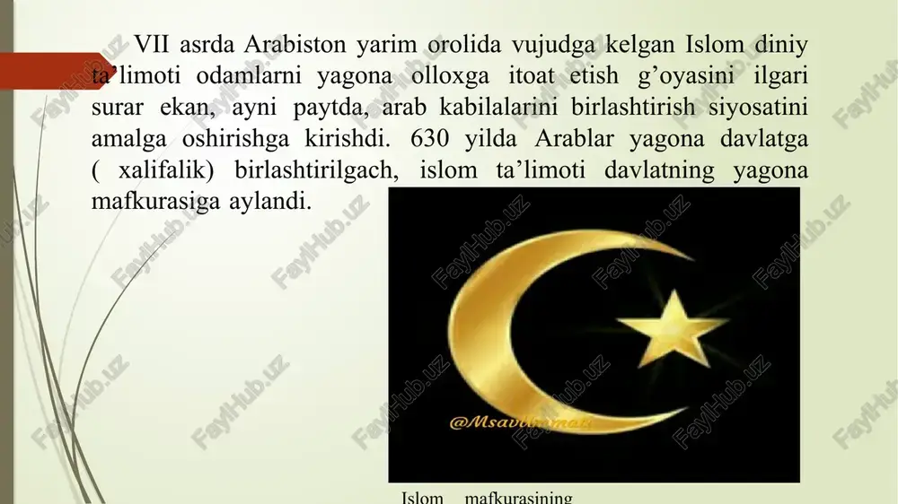tomonidan tashkil etilgan diniy-siyosiy tashkilo al-ixvon al-muslimun bu ta’limotlar asosida islom dini tarqalgan mamlakatlarda qur’on va shariatda ifodalangan qoidalarga to‘liq rioya qiluvchi, «islomiy adolat» prinsiplari o‘rnatilgan jamiyat qurish uchun siyosiy kurashni boshlab yubordi. hizb at-tahrir al-islomiy (hizbut tahrir). hizbut tahrir 1952 yili quddus shahrida falastinlik ilohiyotchi taqiy ad-din an-nabahoniy (1909-1979) tomonidan asos solingan diniy-siyosiy partiya. hizbning asosiy maqsadi - avval arab davlatlari miqyosida, keyin islom dunyosi miqyosida va nihoyat jahon miqyosida xalifalik shaklidagi islom davlatini tuzish. o‘zbekiston hududida 1992 yildan boshlab partiyaning boshlang‘ich bo‘linmalari tashkil etila boshlagan. hizb safiga kiruvchilar o‘z partiyalari haqidagi ma’lumotlarni hech qachon oshkor etmaslikka o‘z mushrifi buyurgan vazifalarni so‘zsiz bajarishga qur’on bilan qasam ichadilar. hizb mutasaddilari o‘z tarafdorlarini ko‘proq ziyolilar, ilmiy xodimlar, talaba yoshlar orasidan qidiradilar. akromiylar 1996-1997 yillarda andijonda tashkil topib, uning nomi guruh asoschisi - 1963 yilda tug‘ilgan yo‘ldoshev akrom nomi bilan bog‘liq. a. yo‘ldoshev hizbut tahrirning etakchisi an-nabahoniy g‘oyalari asosida 12 darsga mo‘ljallangan …