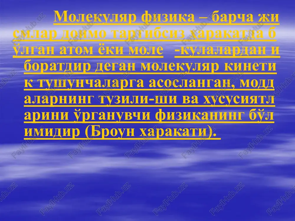molekulyar fizika va termodinamika asoslari - Page 4