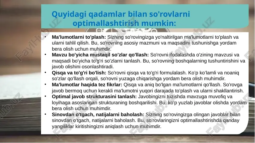 so‘rovlarni optimallashtirish - Page 4